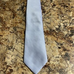 Elegant Blue Patterned Men's Tie